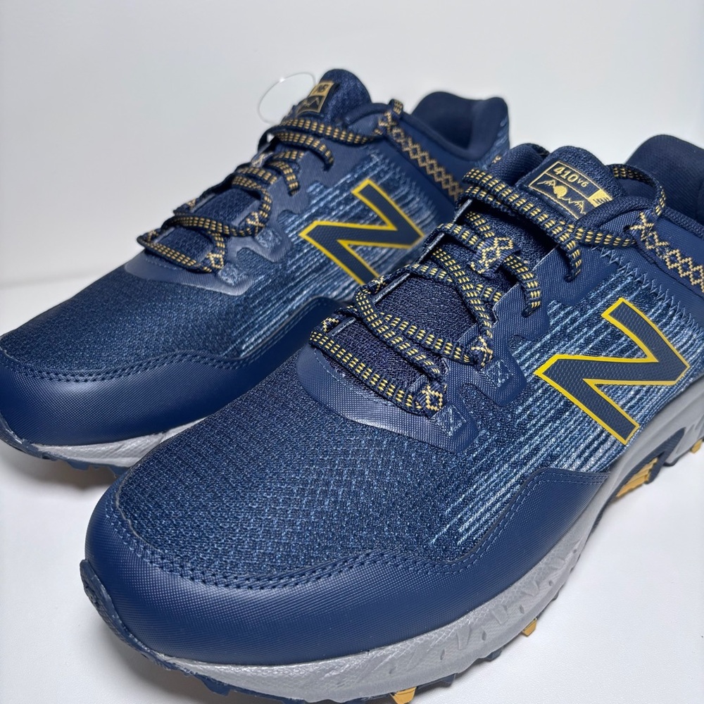 ✨SOLD New Balance Men's 410 V6 Navy Blue Trail Running Sneakers Size 11.5 Wide - Picture 3 of 10